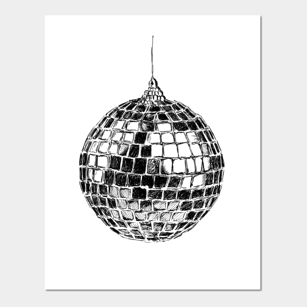 Mirror Ball Art Mirror Ball Posters and Art Prints TeePublic